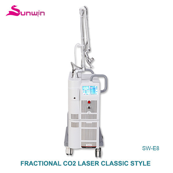 SW-E8 medical fractional co2 laser deep rejuvenation stretch mark removal spots scar wrinkle removal co2 fractional laser