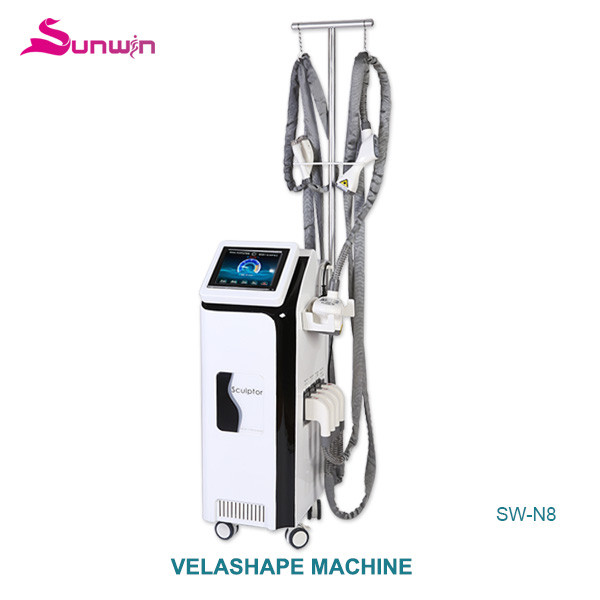 SW-N8 Velashape V3 body slimming vacuum roller suction RF cavitation LED body slimming fat removal machine