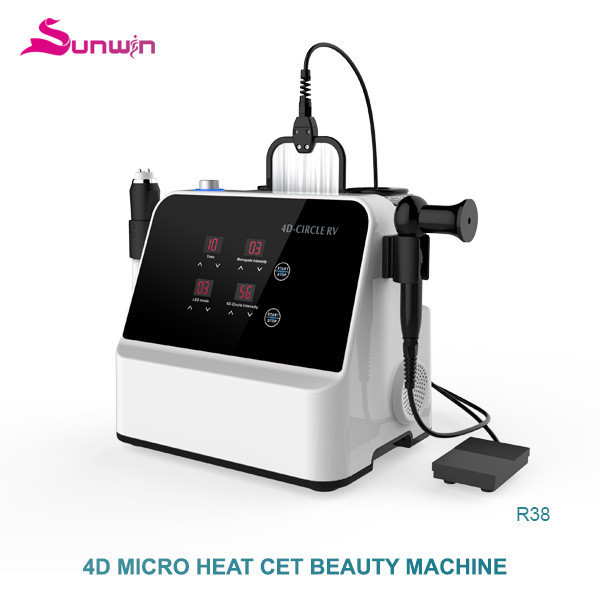 R38 CET RET body slimming machine 4D micro heat CET skin tighten CET fat remove body belly slimming beauty machine