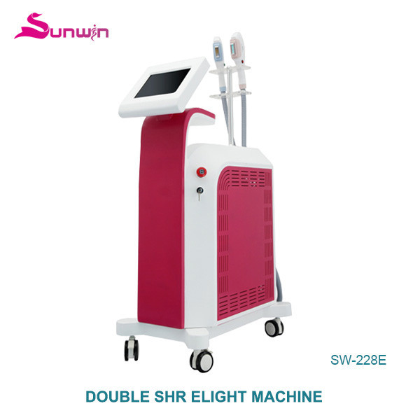 SW-228E Fast IPL Elight double SHR hair removal machine small wrinkle removal ipl flash lamp skin care rejuvenation beauty device