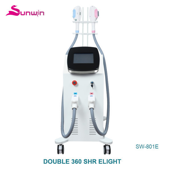 SW-801E hair removal medical device beard removal 2in1 opt shr elight beauty salon equipment