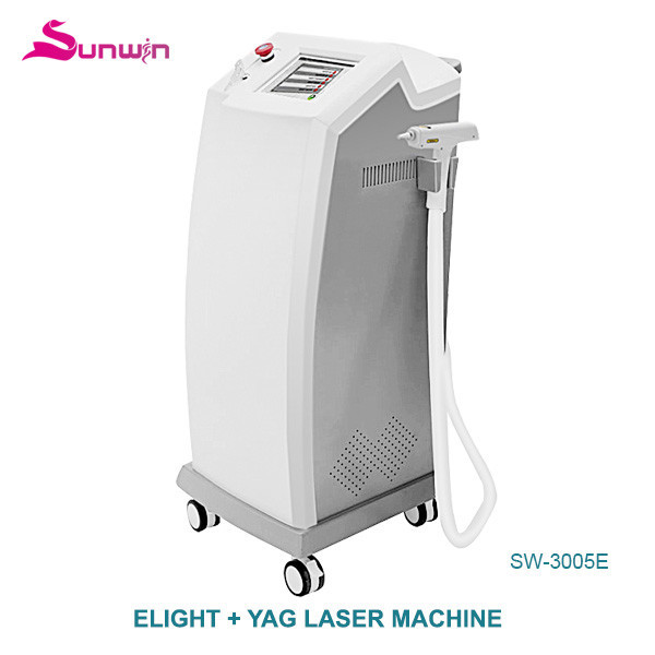 SW-3005E Fast hair remover skin whitening ipl opt shr elight rf nd yag laser hair removal cosmetic machine
