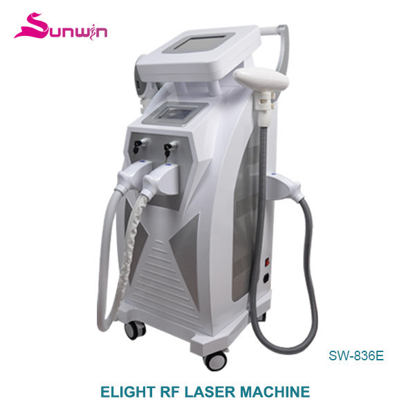 SW-836E Multifunctional 3 in 1 hair removal system lip hair removal reduction pigmented lesions opt elight laser Multi-function machine
