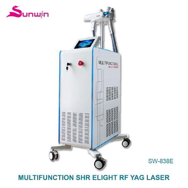 SW-838E hair removal medical device opt / shr hair removal pigmentation removal OPT nd yag shr Multi-function machine