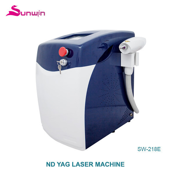 SW-218E nd yag laser beauty machine green color tattoo removal facial rejuvenation facial blemish mahicne