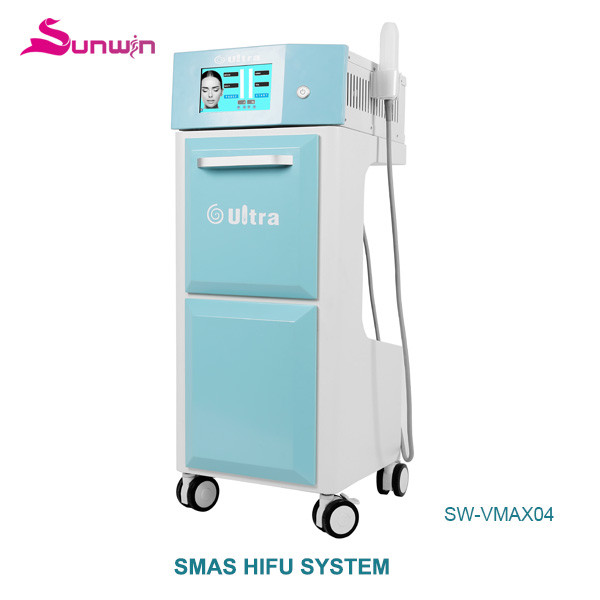 SW-VMAX04 HIFU beauty instrument standard with 3 cartridges hifu skin tightening hifu slimming Anti-wrinkle removal instrument