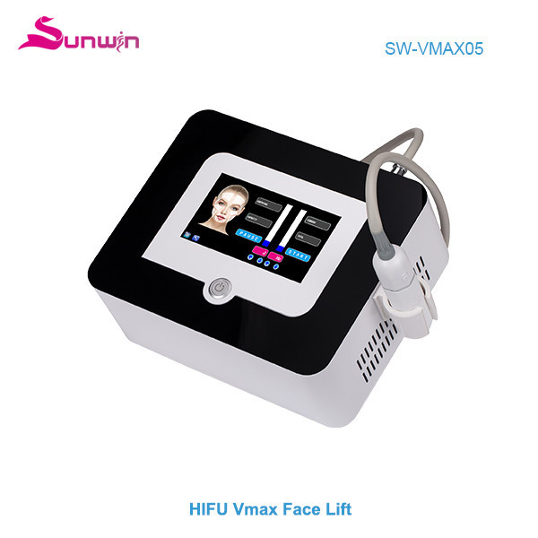 SW-VMAX05 Non invasive 2 in 1 Vmax HIFU 3.0mm/ 4.5mm face neck lifting facial skin tightening fine lines and wrikle removal machine