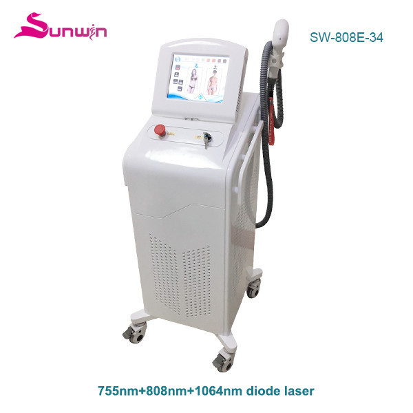 SW-808E-34 SW-808E-34 diode laser hair removal handpiece permanent leg hair removal unwanted facial hair removal