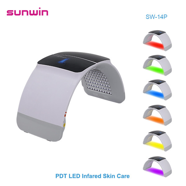 SW-14P Foldable PDT LED light therapy facial spa machine for wrinkle removal acne treatment