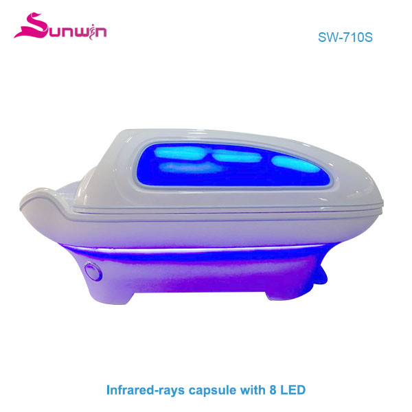 SW-710S Spa body steam detoxification sauna slimming space capsule oxygen spa machine led light far infrared massage spa capsule