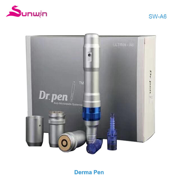 SW-A6  Handheld electric microneedle derma roller derma pen beauty Machine 