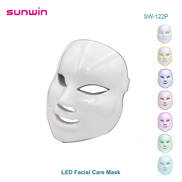 SW-122P 7 Colors LED Light Face Mask Facial Care Skin Rejuvenation Home Use Beauty Machine