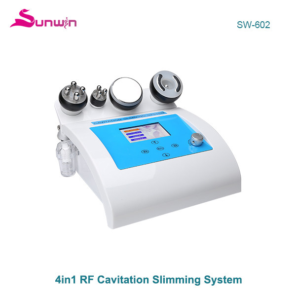 SW-602 4 in 1 Vacuum RF ultrasonic 40k cavitation body slimming weight loss machine 