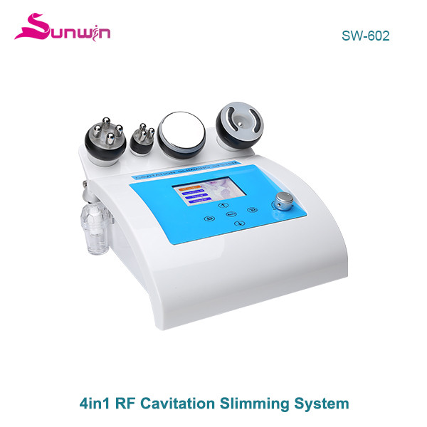 SW-602 4 in 1 Vacuum RF ultrasonic 40k cavitation body slimming weight loss machine