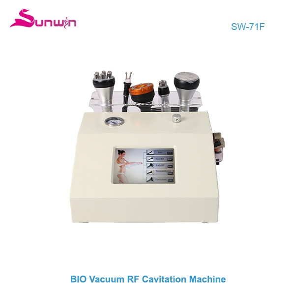SW-71F Professional 5 in 1 BIO face lift wrinkles removal ultrasonic cavitation vacuum body slimming beauty machine