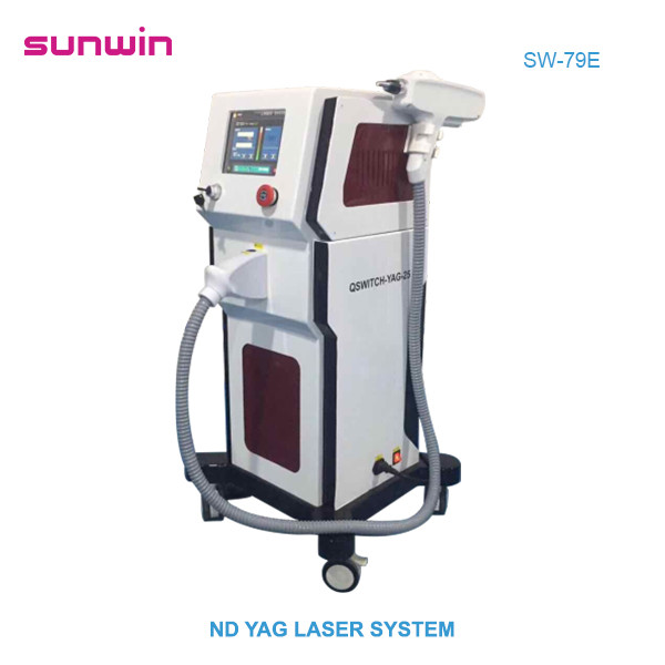 SW-79E  Q switch nd yag laser tattoo removal pigment treatment machine