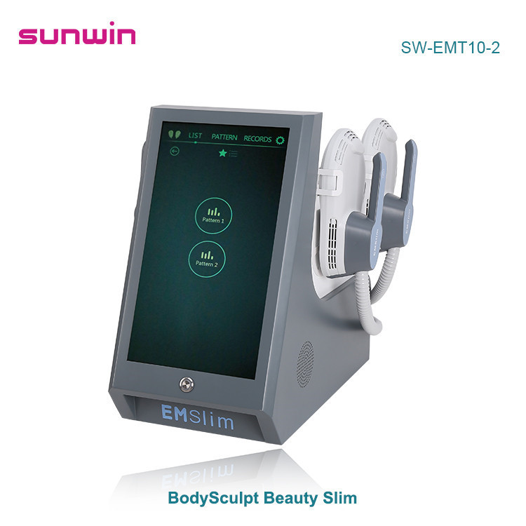 SW-EMT10-2 4 handles HIEMT muscle building fat burning body sculpting hi-emt portable Emslim beauty machine