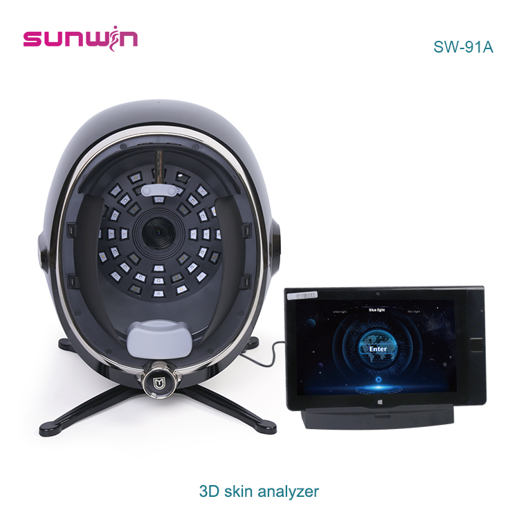 SW-91A NEW Cloud Storage AI Digital Scanner Face 3D Magic Mirror Smart Mirror Facial Skin Analyzer Tester Analysis System Machine