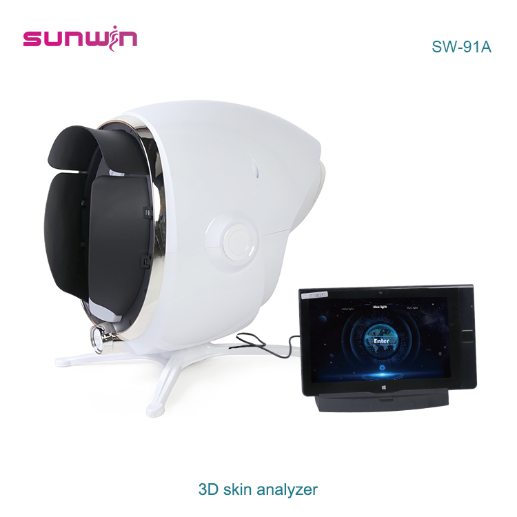 SW-91A NEW Cloud Storage AI Digital Scanner Face 3D Magic Mirror Smart Mirror Facial Skin Analyzer Tester Analysis System Machine