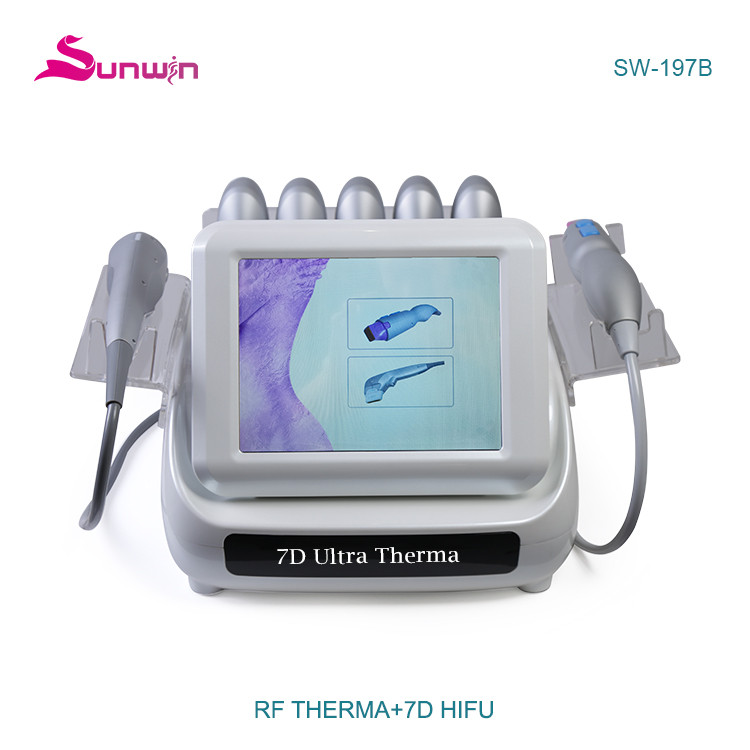 SW-197B 2 in 1 RF Thema and 7D HIFU face lift body slimming anti-wrinkle machine