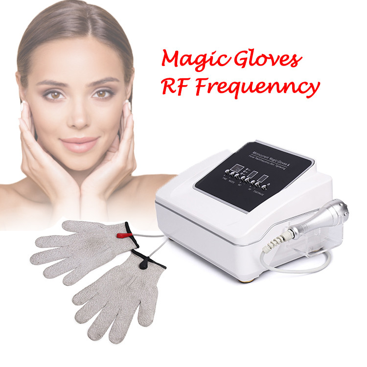 SW-81F Magic gloves microcurrent bio face massage body skin care machine