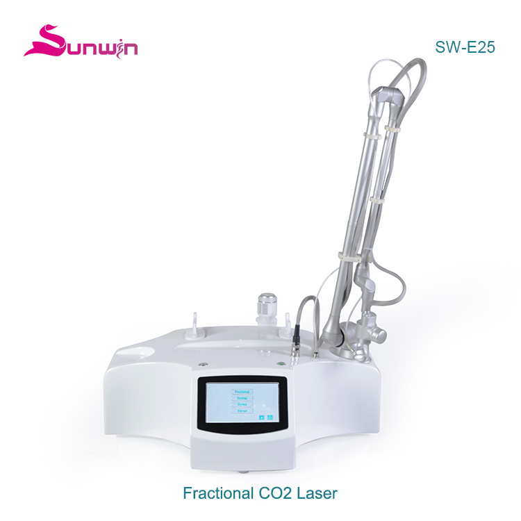 SW-E25 Portable fractional co2 laser scar removal vaginal tightening skin resurfacing machine