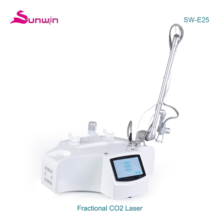 SW-E25 Portable fractional co2 laser scar removal vaginal tightening skin resurfacing machine