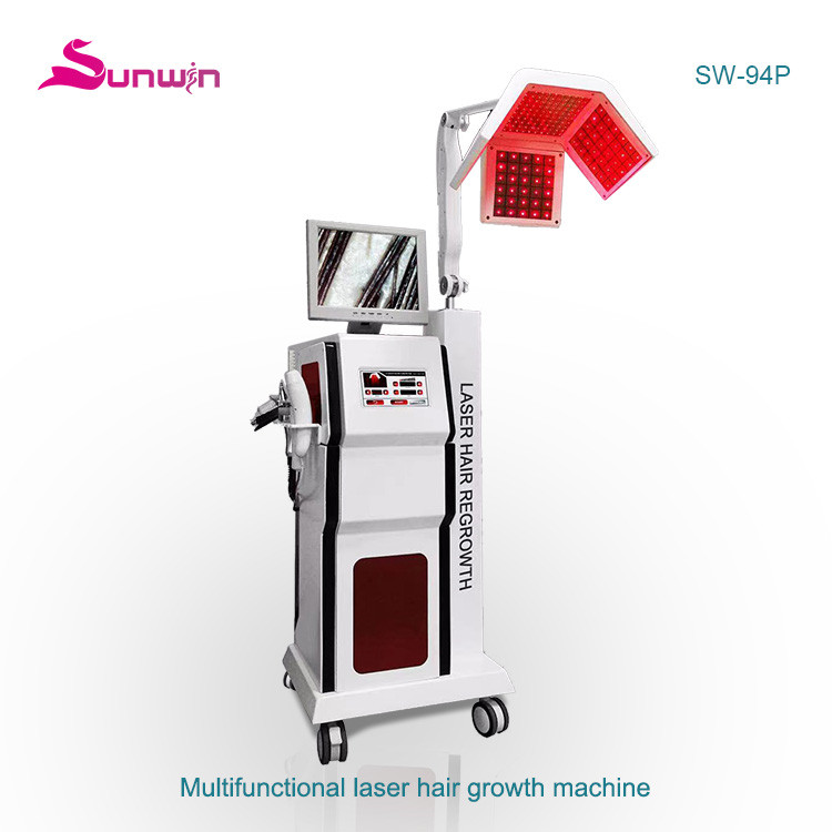 SW-94P Professional 650nm Laser Hair Regrowth Therapy Scalp Treatment Removal Anti Hair Loss Hair Growth Laser Machine