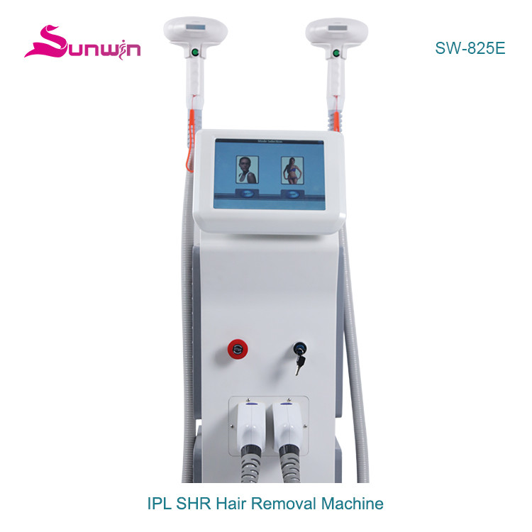 SW-825E Patented SHR handle IPL OPT ELIGHT hair removal skin rejuvenation beauty salon machine