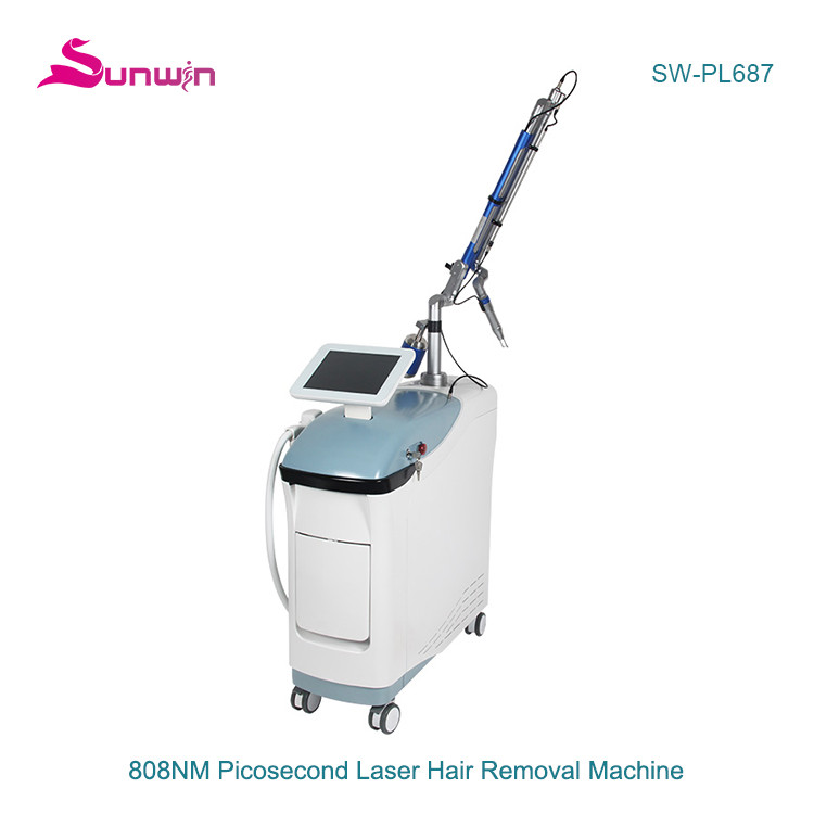SW-PL687 Professional 2 in 1 Diode Laser Pico Laser Picosecond Pen Tattoo Removal 1064nm Nd Yag 808nm diode laser hair removal picolaser machine
