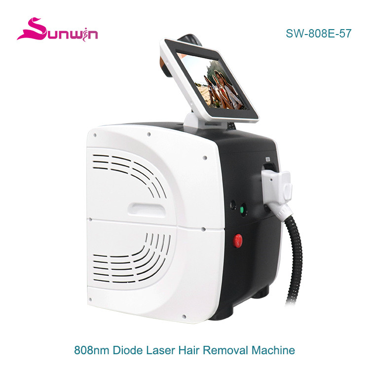 SW-808E-57 Portable 808 diode laser hair removal skin rejuvenation machine
