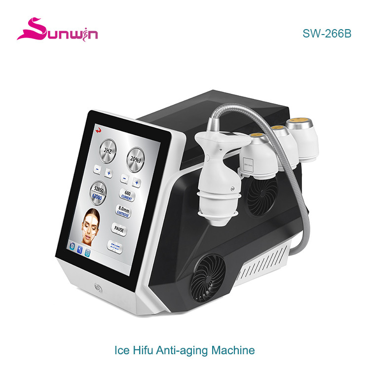 SW-266B 62000 shots korea 5d ice hifu face smas body lifting v max anti-wrinkle frozen hifu machine