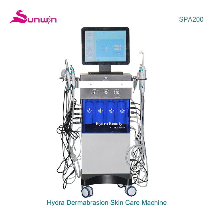 SW-SPA200 H2O2 peel water microdermabrasion oxygen jet peel facial skin care machine