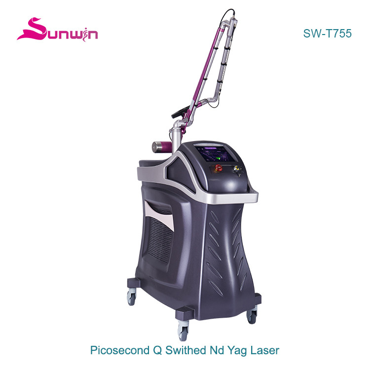 SW-T755 Picosecond Q Switched nd yag laser tattoo removal machine