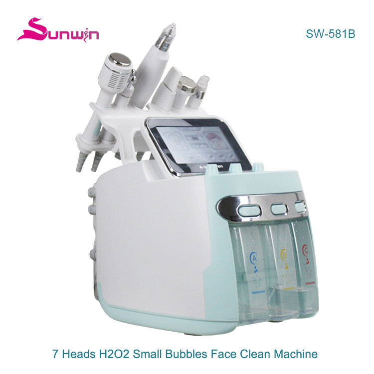 SW-581B 6 in 1 Dermabrasion h202 Hydra Aqua Peel Facial Care Beauty Machine