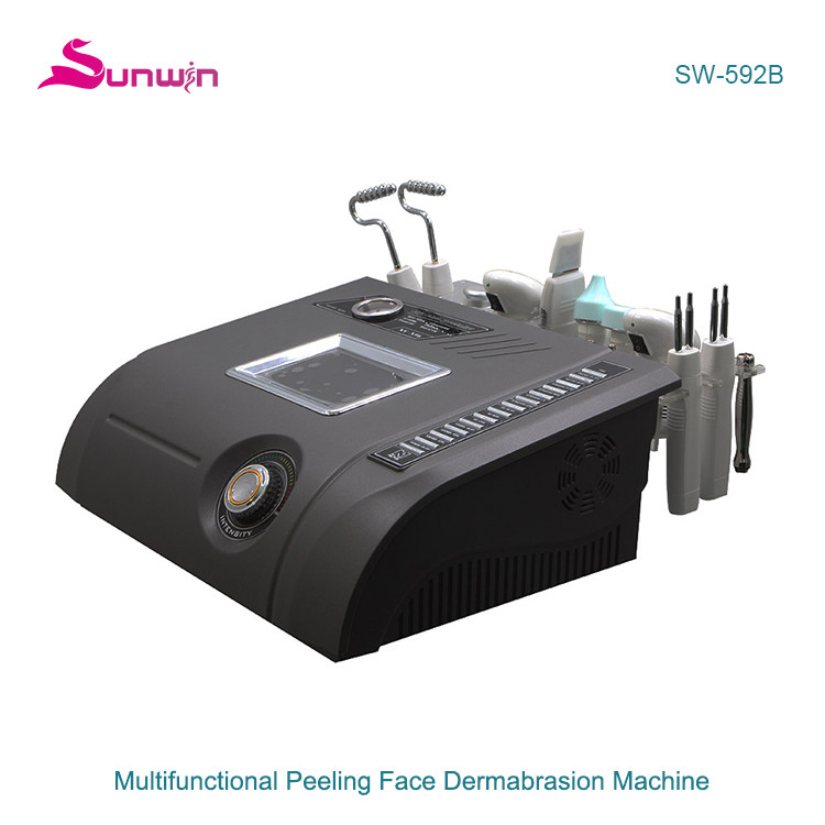 SW-592B multifunctional 7 in 1 oxygeneo facial skin exfoliating microdermabrasion machine