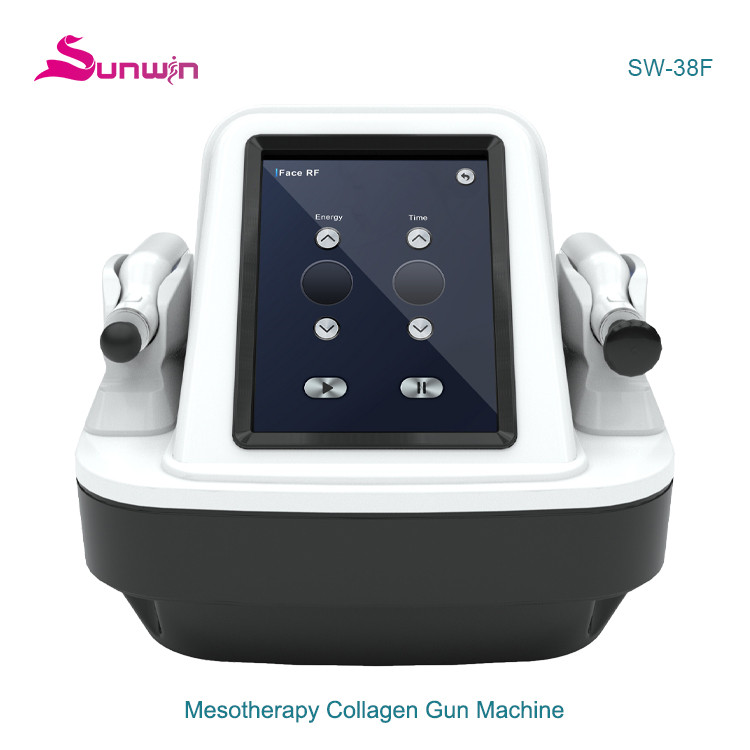 SW-38F portable non needle collagen gun mesotherapy RF device 