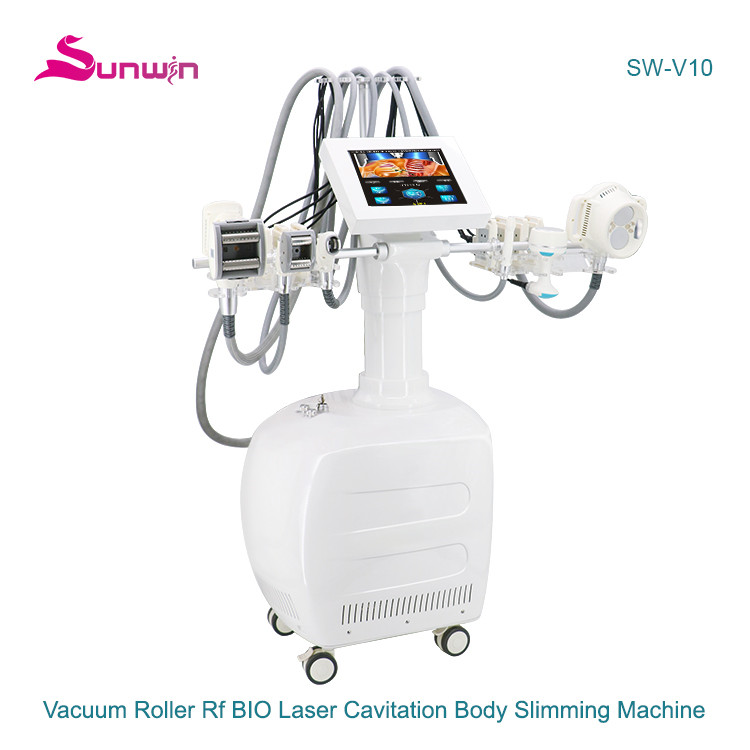 SW-V10 vacuum roller RF bio laser cavitation body slimming machine