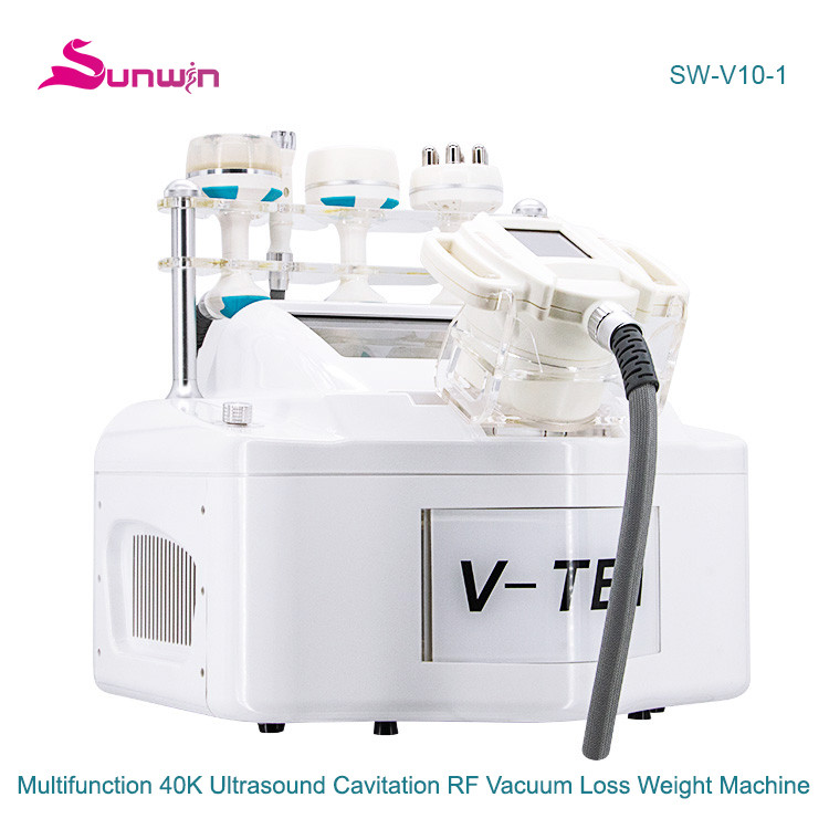 SW-V10-1 multifunction 40k ultrasound cavitation RF vacuum loss weight slimming machine
