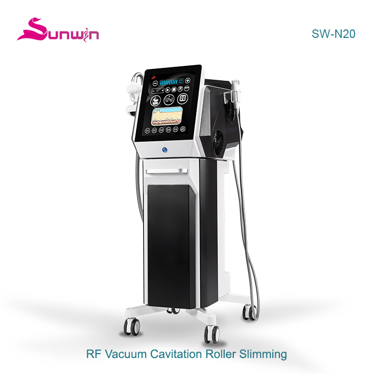 SW-N20 Professional Vacuum Suction Roller RF Ultrasonic Body Sculpting Fat Belly Burning Slimming Machine