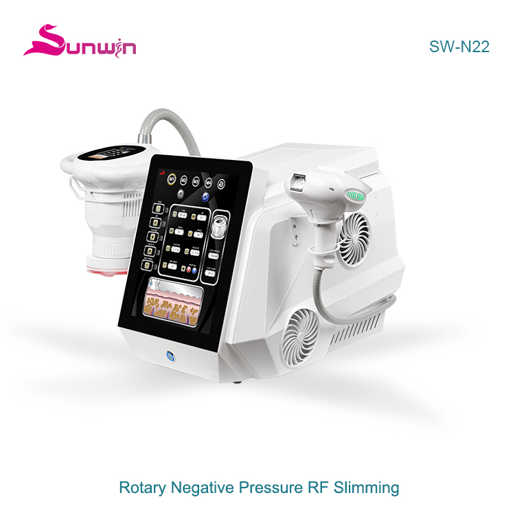 SW-N22 Portable Skin Tightening Radiofrequency Cellulite Fat Reducing Wrinkle Cavitation Vacuum RF Roller Slimming Machine
