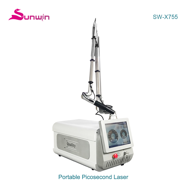 SW-X755 Picosecond Lazer Tattoos Removal Moles Carbon Laser Peel Tattoo Removing Facial Rejuvenation Equipment