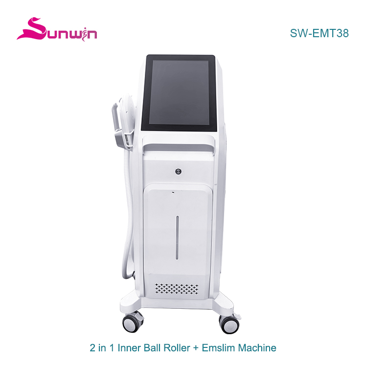 EMT38 Emslim Neo Rf Fat Burn Skin Tightening Abdomen Muscle Building Emslim Inner Ball Roller Machine