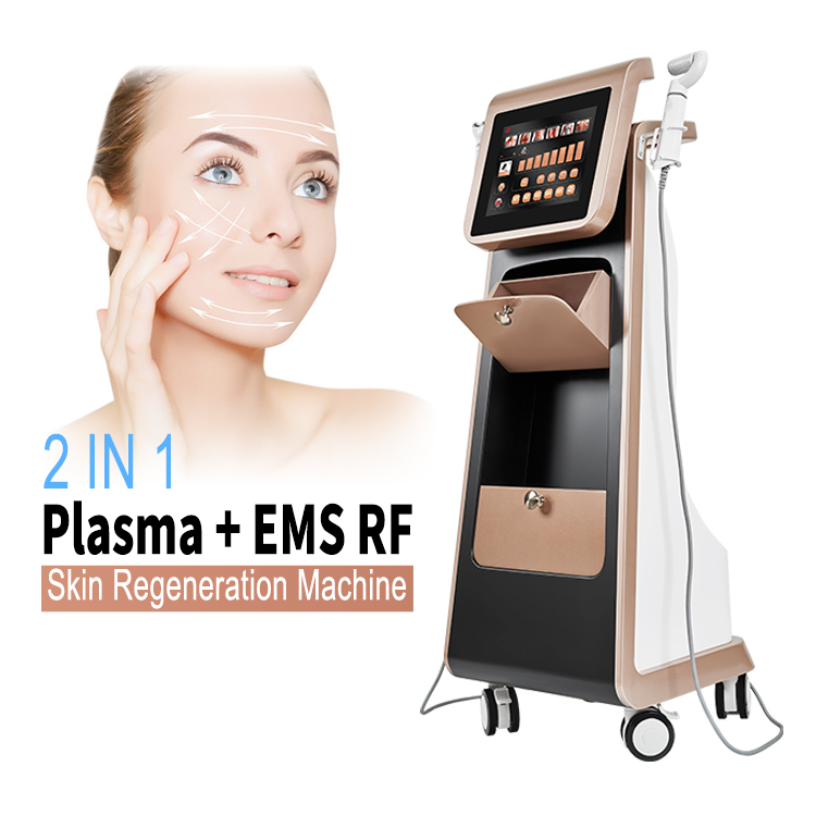 SW-B1671 Vertical 2 In 1 Rfems Plasma Neck Eyes Face Lifting Fat Reduction Machine 