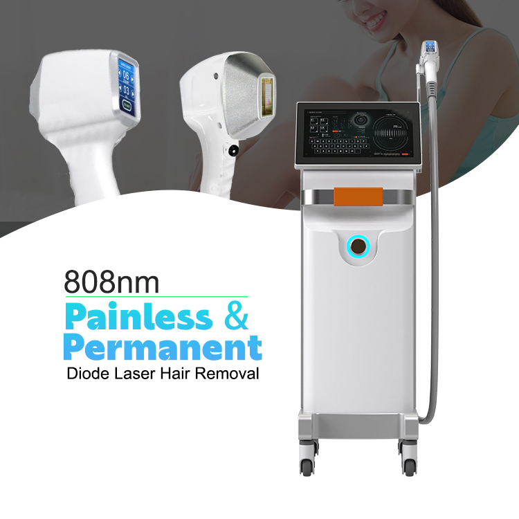 SW-808E-68 720w 1200w Permanent Ice Diodo Laser 808nm Laser Hair Removal Device