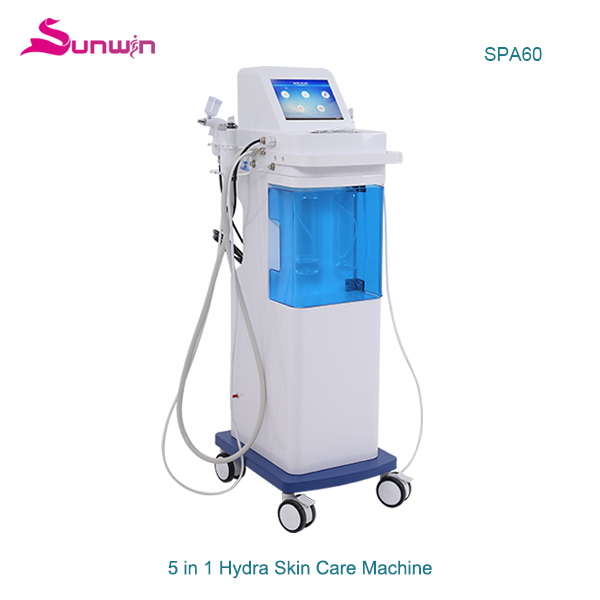 SPA60 Professional 5 In 1 Dermabrasion Skin Rejuvenation Deep Cleansing Facial Peel Spa Beauty Machine Salon Use