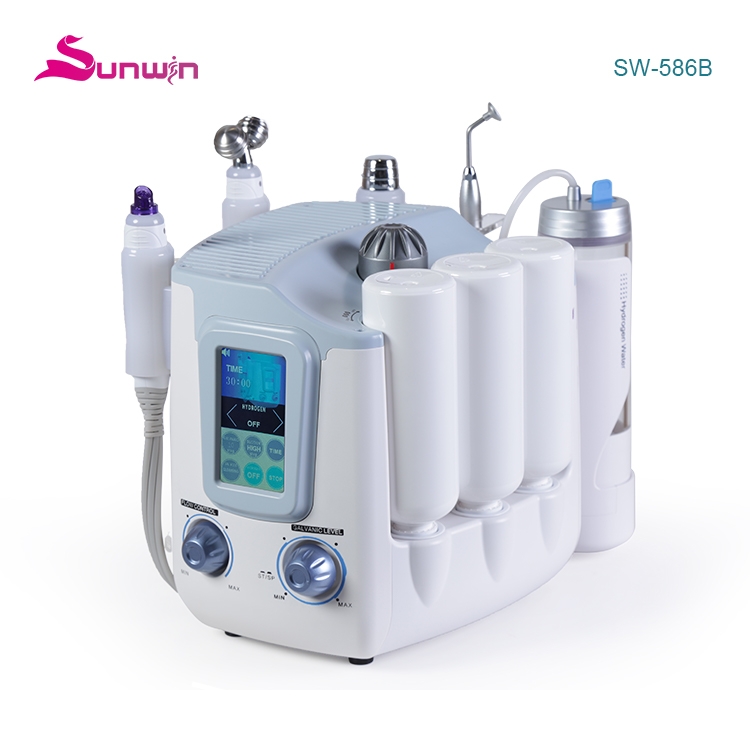 SW-586B Korea Small Bubble Aqua peeling facial machine beauty machine Exfoliators Skin Rejuvenation facial skin care machine