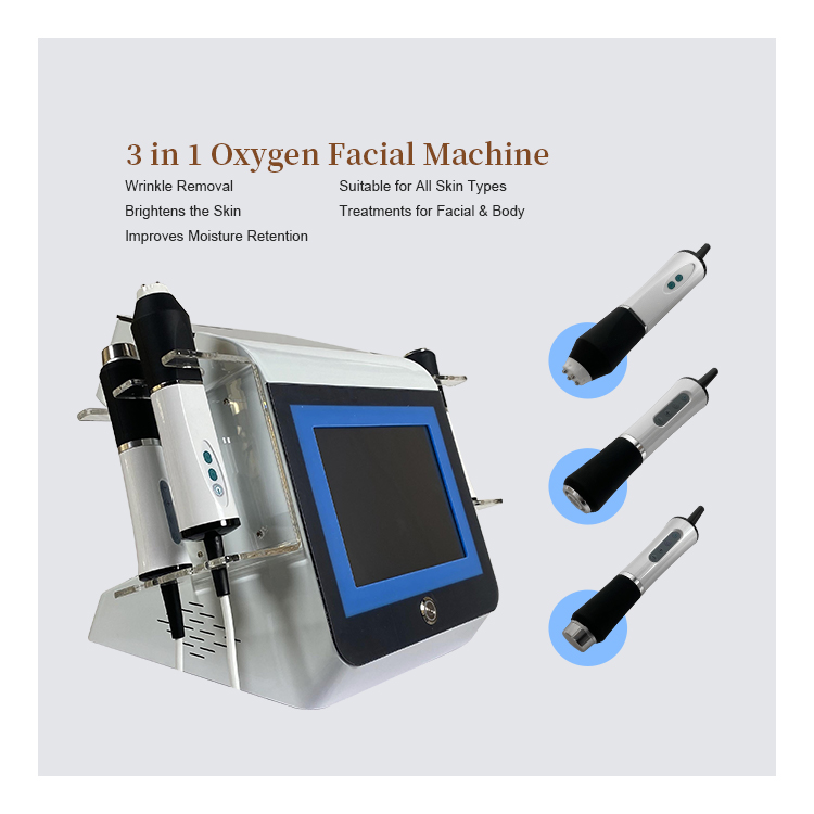 SW-B15 3 In 1 Oxygen Jet Facial Ultrasound RF Oxygen Skin Brightening Machine